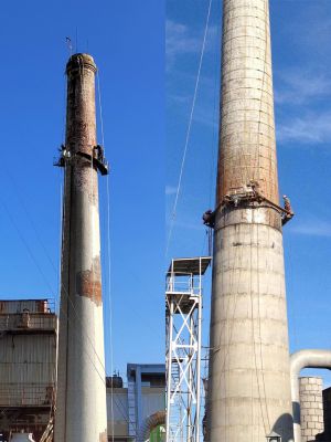 烟囱加固，烟囱修复