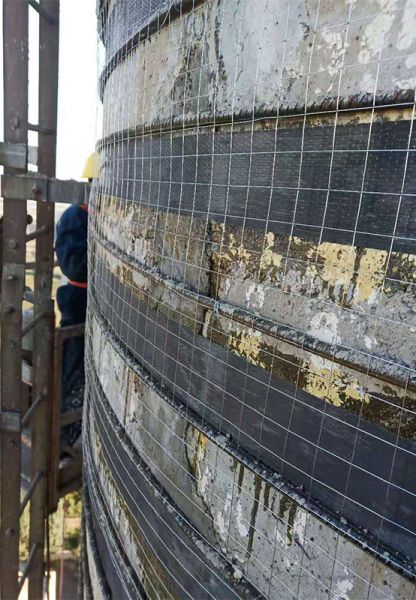 烟囱加固，烟囱修复