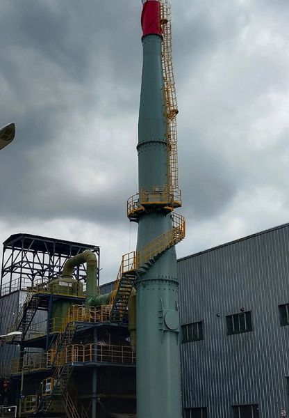 烟囱美化、烟囱彩绘