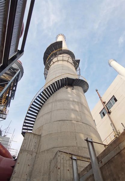 烟囱美化、烟囱彩绘