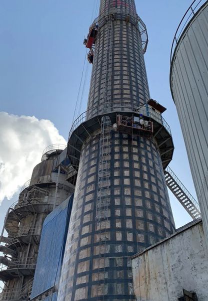 烟囱美化、烟囱彩绘