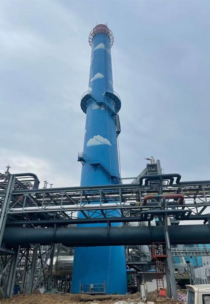 烟囱美化、烟囱彩绘