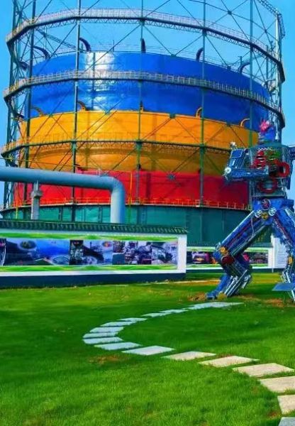 烟囱美化、烟囱彩绘