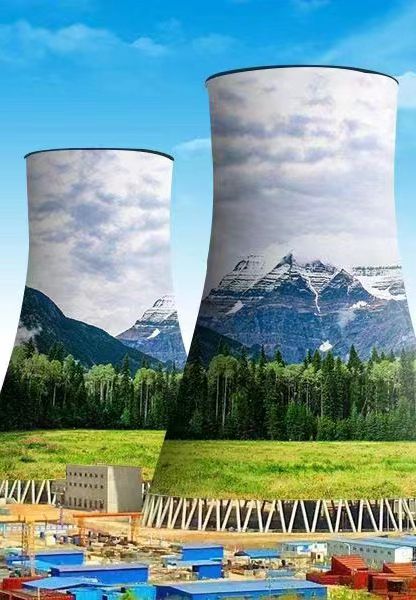 烟囱美化、烟囱彩绘