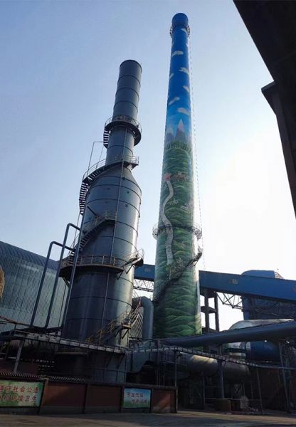 烟囱美化、烟囱彩绘