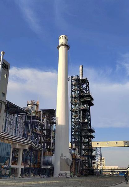 烟囱刷航标、烟囱刷涂料