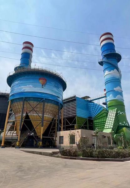 烟囱刷航标、烟囱刷涂料