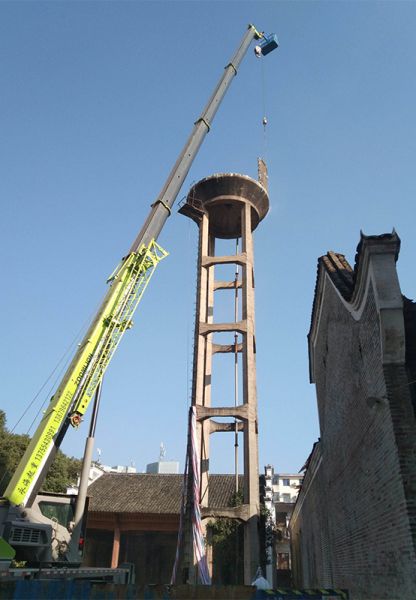 烟囱拆除，水塔拆除