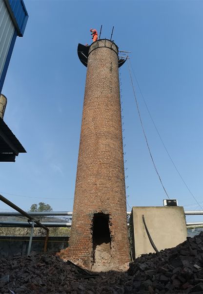 烟囱拆除，水塔拆除