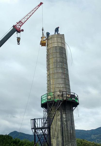 烟囱拆除，水塔拆除