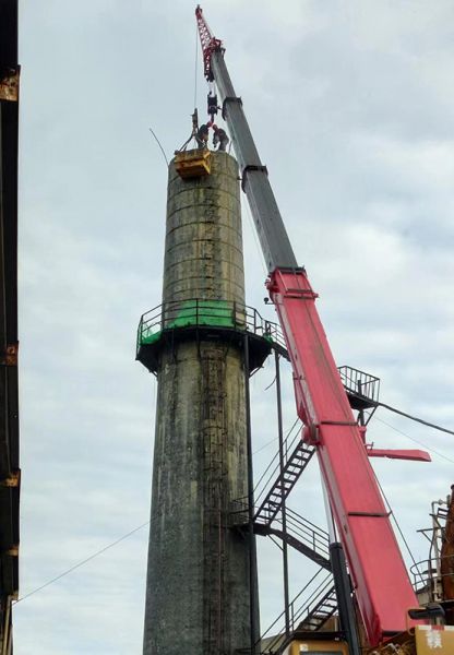 烟囱拆除，水塔拆除