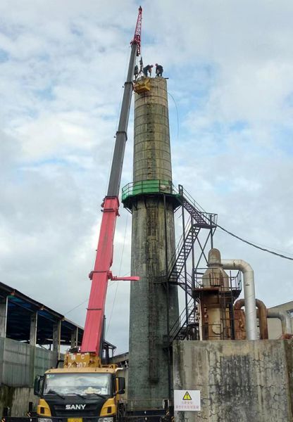 烟囱拆除，水塔拆除