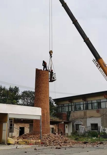 烟囱拆除，水塔拆除