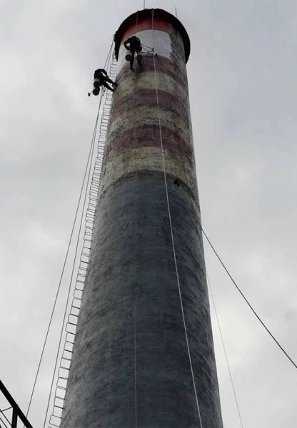 烟囱维修、烟囱加固