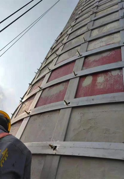 烟囱维修、烟囱加固