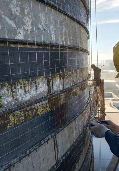 烟囱维修、烟囱加固