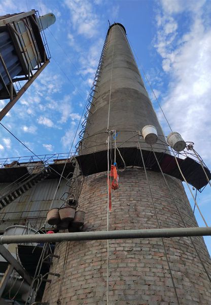 烟囱维修、烟囱加固